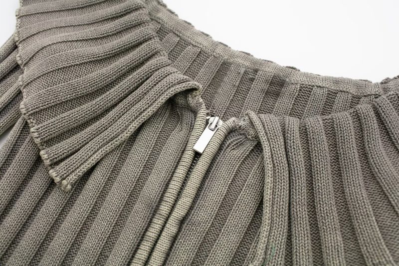 Sexy Off-Neck Flanging Cardigan - Blogger Knitwear - Image 10