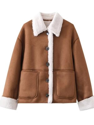 Korean High-Grade Fur Motorcycle Coat