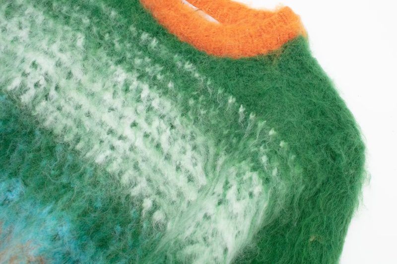 Autumn Wiping Effect Knitwear - Long Sleeve O Neck - Image 8