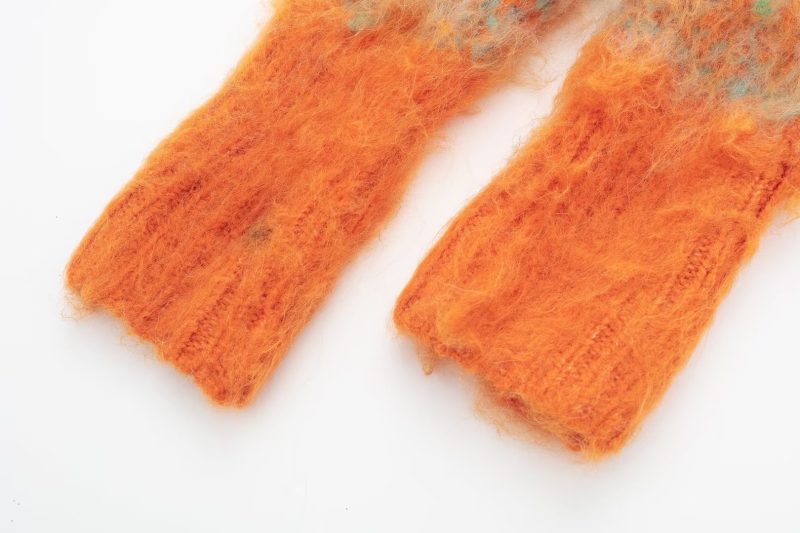 Autumn Wiping Effect Knitwear - Long Sleeve O Neck - Image 12