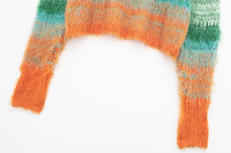 Autumn Wiping Effect Knitwear - Long Sleeve O Neck - Image 14