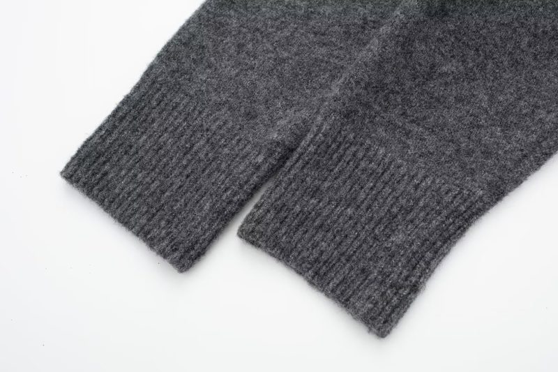 Off-Shoulder Pleated Sweater - Fall Fashion Elegance - Image 9