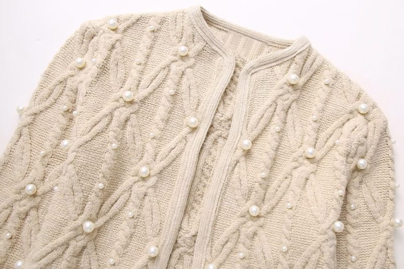 Simple Knitted Eight-Strand Coat - Image 3