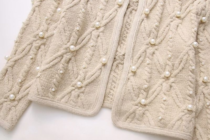 Simple Knitted Eight-Strand Coat - Image 4