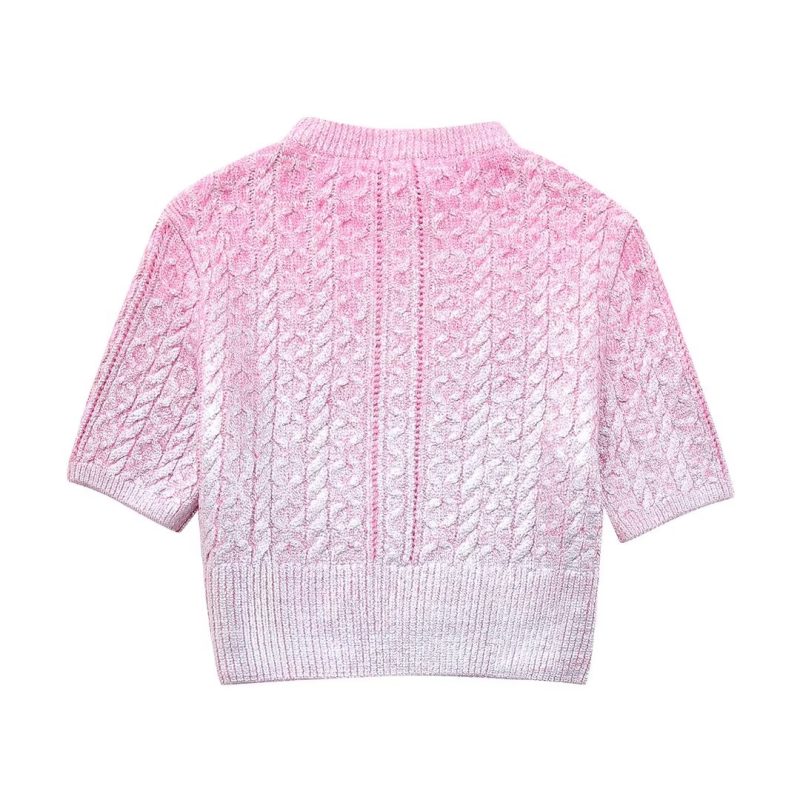 Gradient Eight-Strand Short Sweater - Image 2