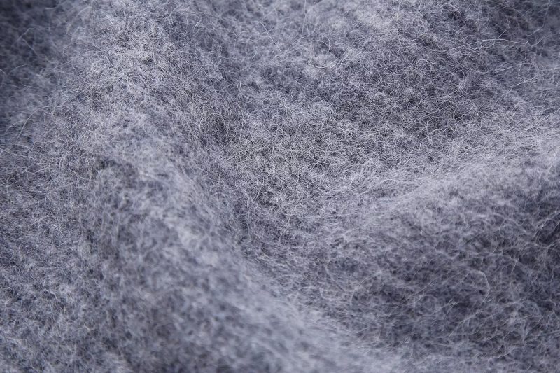 Asymmetric Solid Color Knit Cape - Image 5
