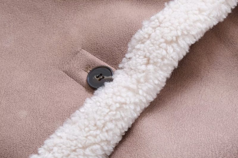 Street-Style Long Suede Coat for Winter - Image 4