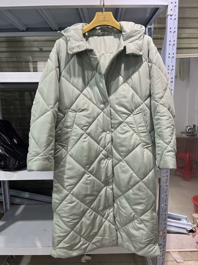 Long Cotton Jacket Street Winter Warm Down Bread Coat - Image 4