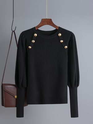 tro Round Neck Knit Sweater