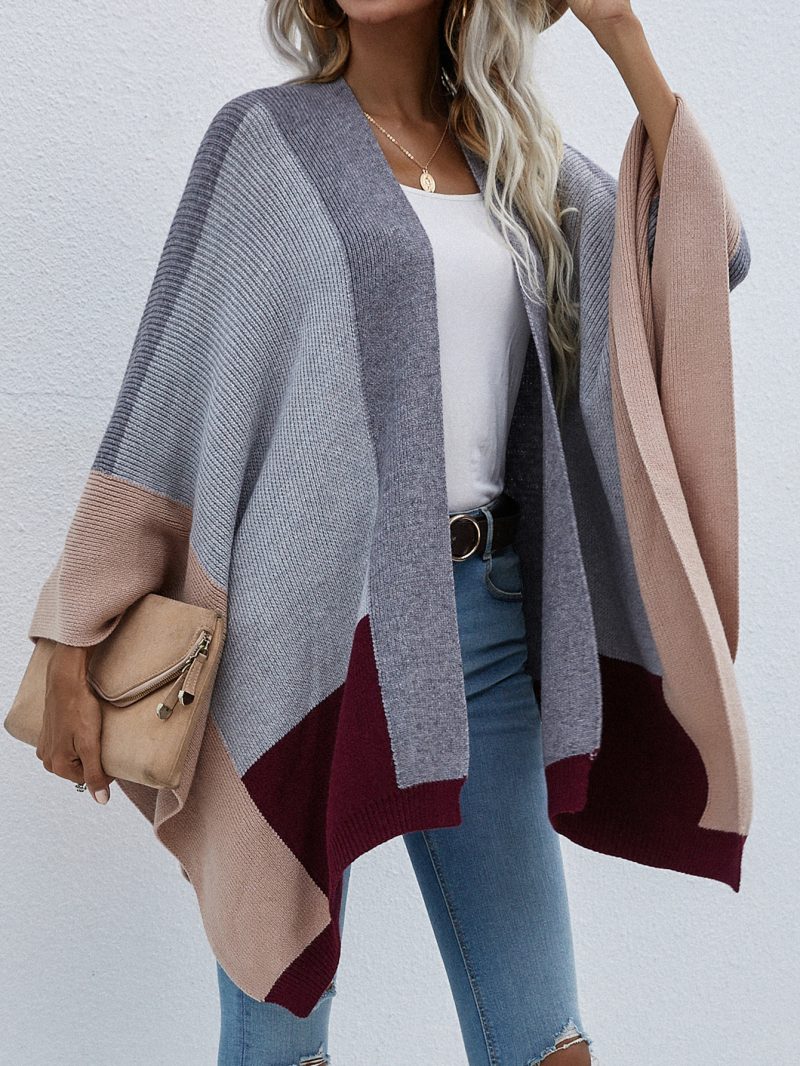 New Office Plaid Plus Size Knitted Cardigan | Women's Coat - Image 3