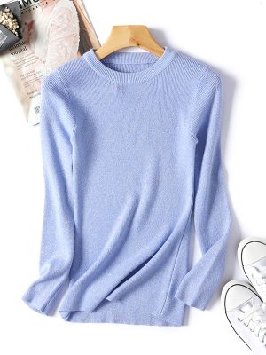 Korean Long Sleeve Round Neck Sweater