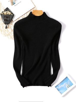 Mock Neck Slim Fit Sweater