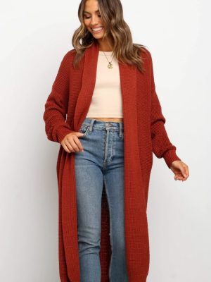 Round Neck Knitted Cardigan | Autumn Winter Solid Color