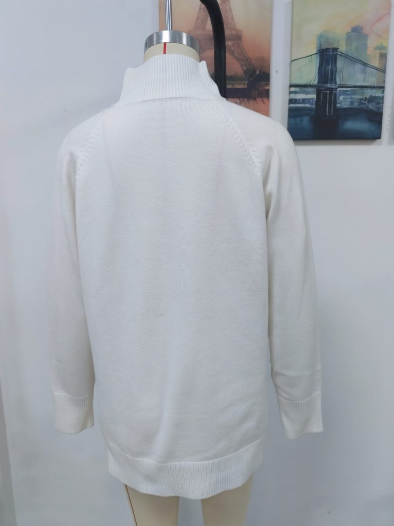 Solid Color Turtleneck Sweater | Autumn Winter Women's Wear - Image 7