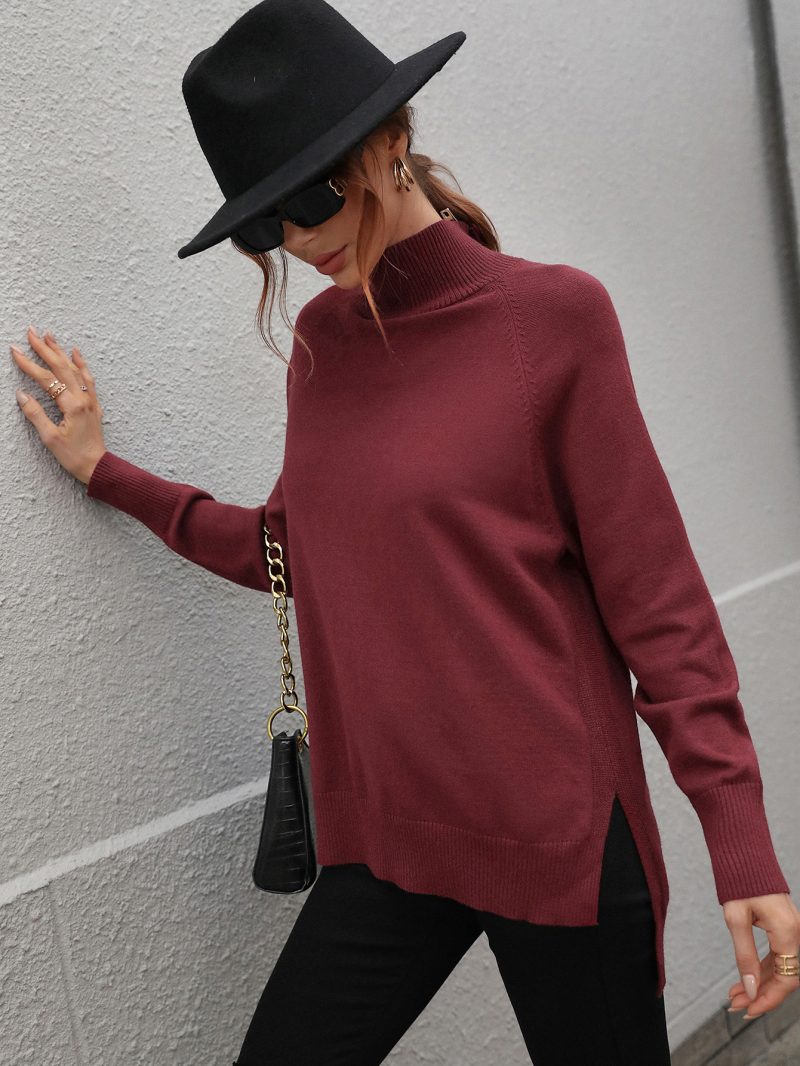 Solid Color Turtleneck Sweater | Autumn Winter Women's Wear - Image 5