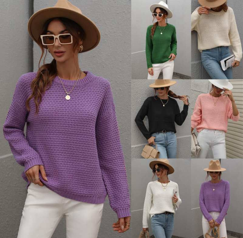Round Neck Bottoming Knitwear - Image 6