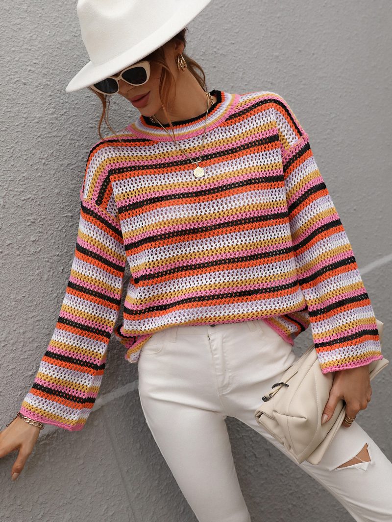 Stitching Loose Knitwear - Image 5