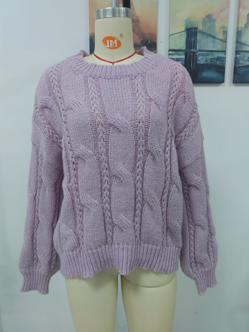 Twisted String Plus Size Sweater | Autumn Winter - Image 7