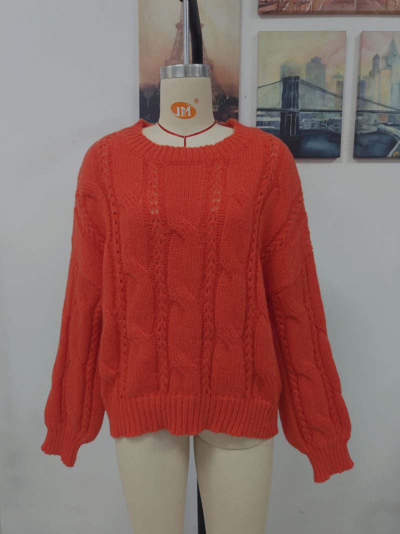 Twisted String Plus Size Sweater | Autumn Winter - Image 8