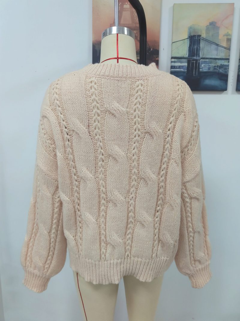 Twisted String Plus Size Sweater | Autumn Winter - Image 9