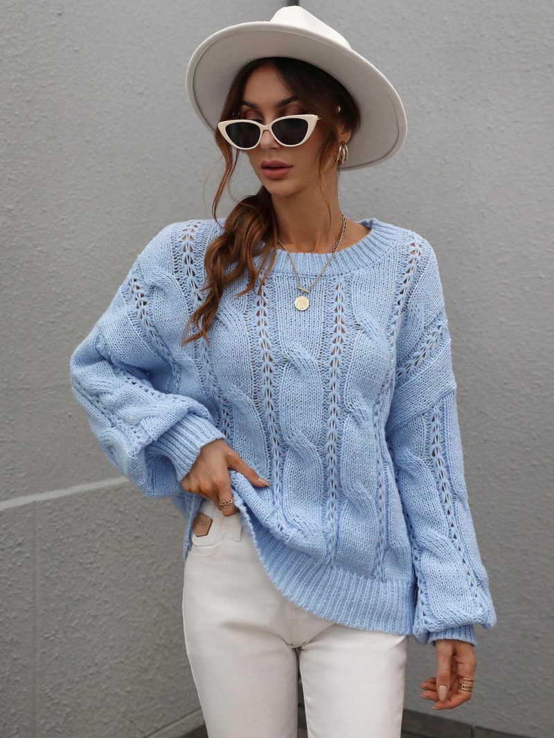 Twisted String Plus Size Sweater | Autumn Winter - Image 4
