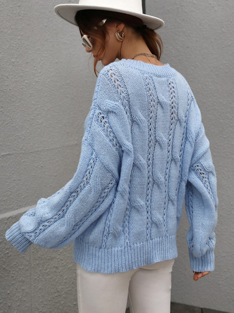 Twisted String Plus Size Sweater | Autumn Winter - Image 5