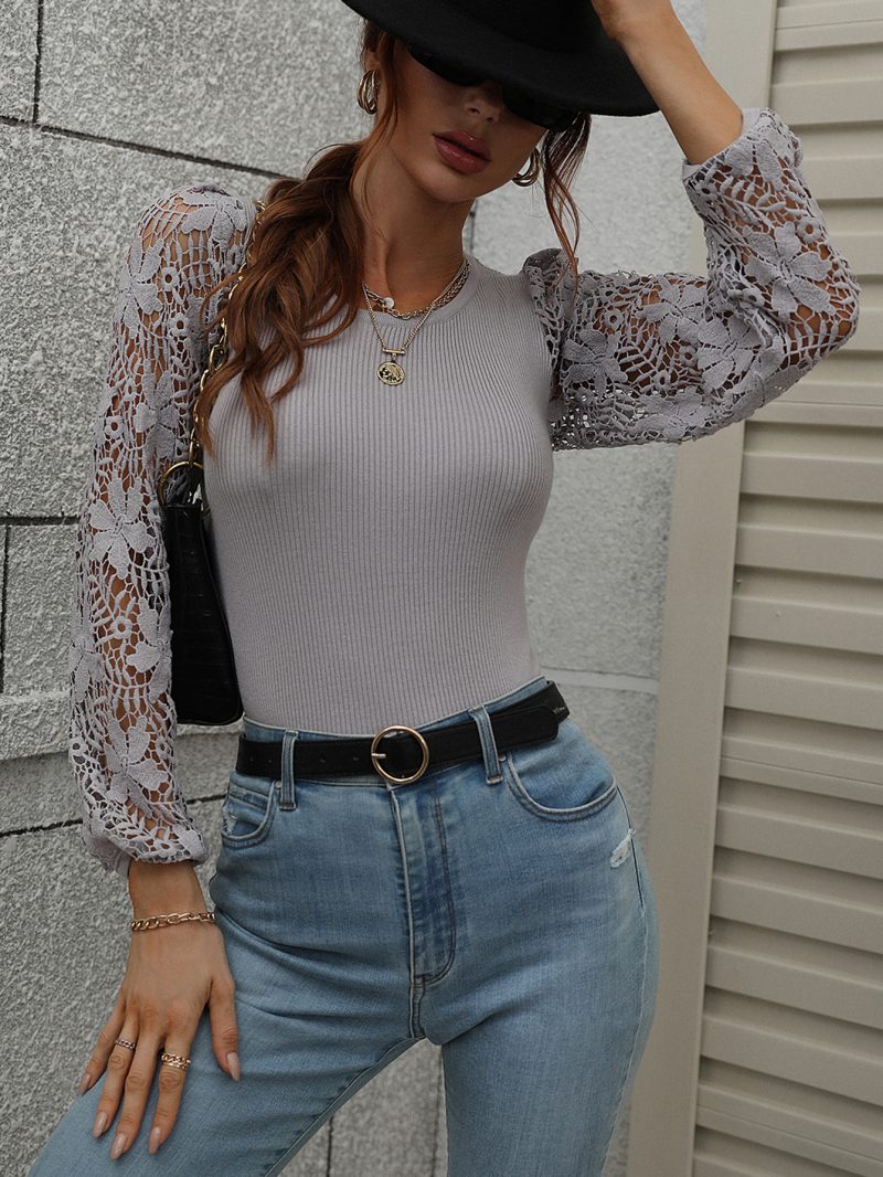 Hollow-Out Street Hipster Sweater - Image 3