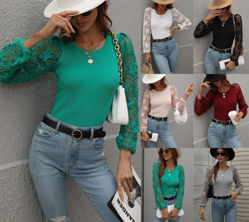 Hollow-Out Street Hipster Sweater - Image 5