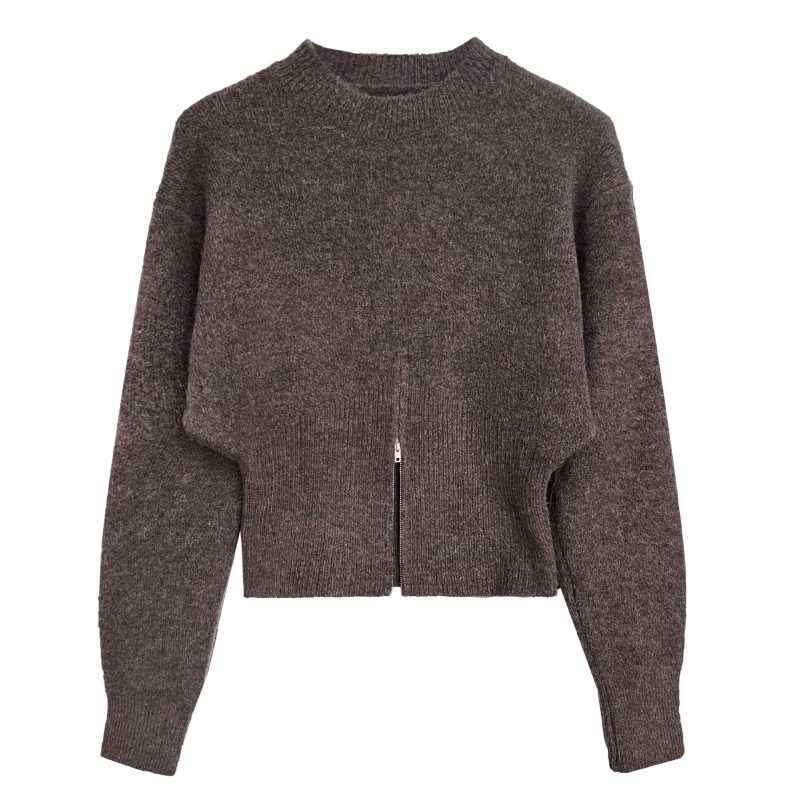 Autumn Short Zip Sweater | Western High Sense Design - Image 5