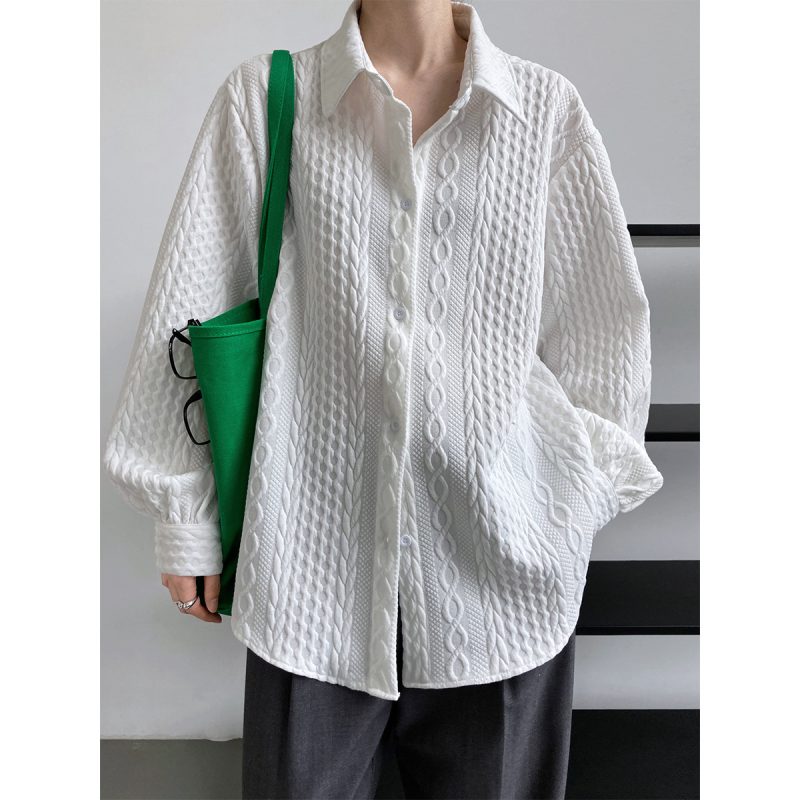 Printed Collared Shacket - Image 3
