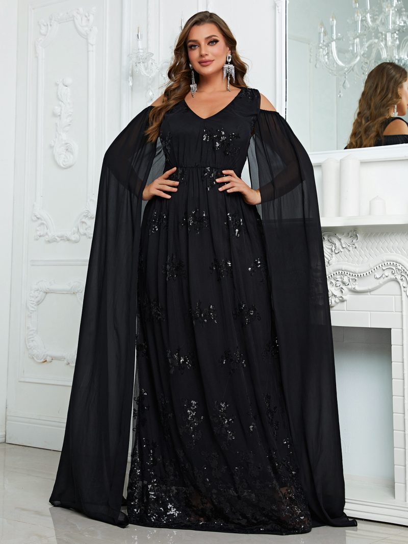 Plus Size Off-Shoulder Maxi Dress - Image 3