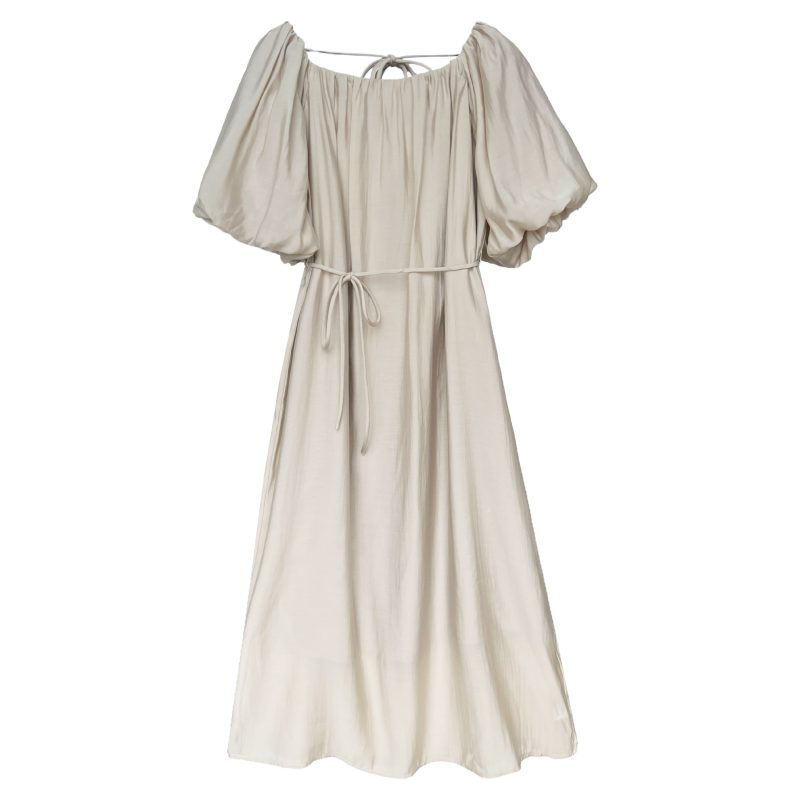 Tencel Puff Sleeve Fairy Dress - Image 5