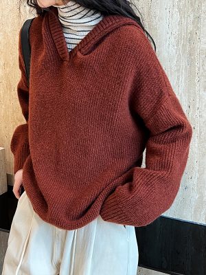 High-Grade Maillard Hooded Sweater | Lazy Profile