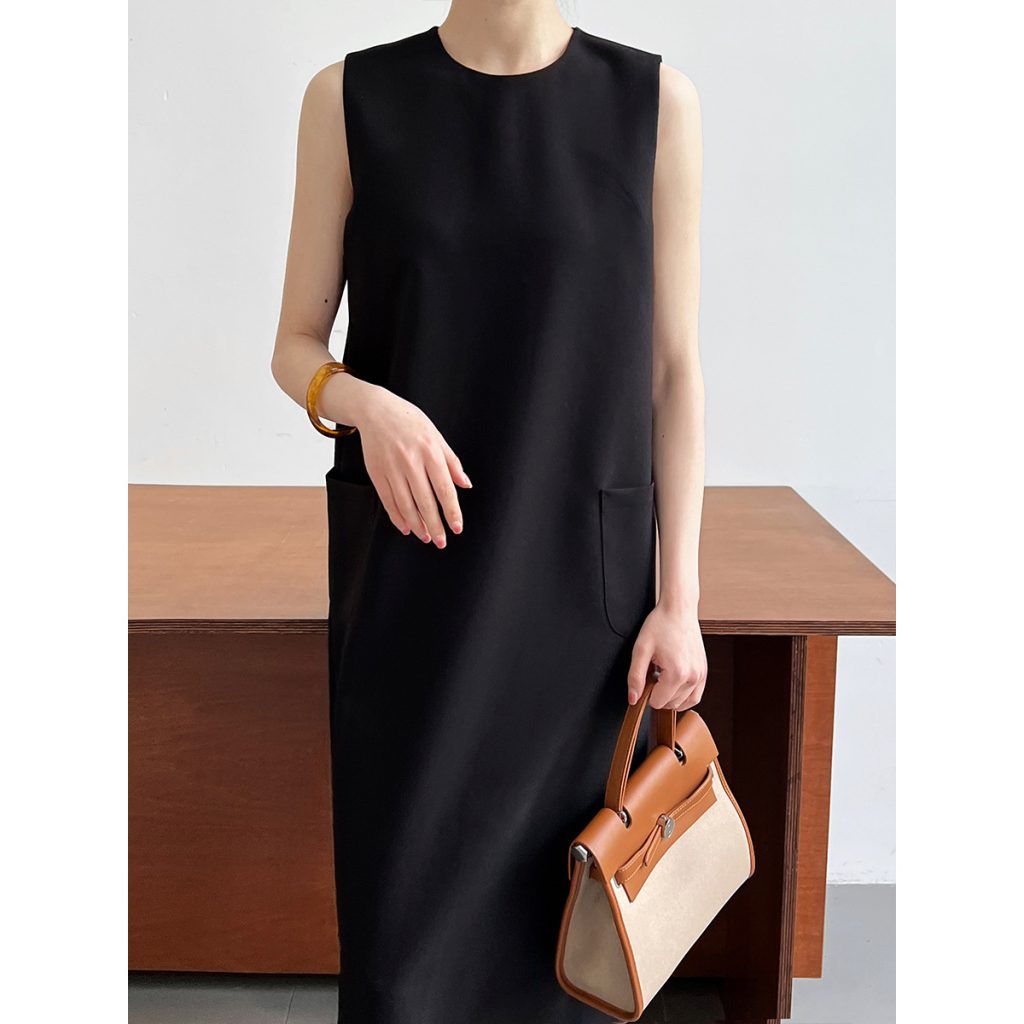 Sleeveless Office Vest Dress - Image 2