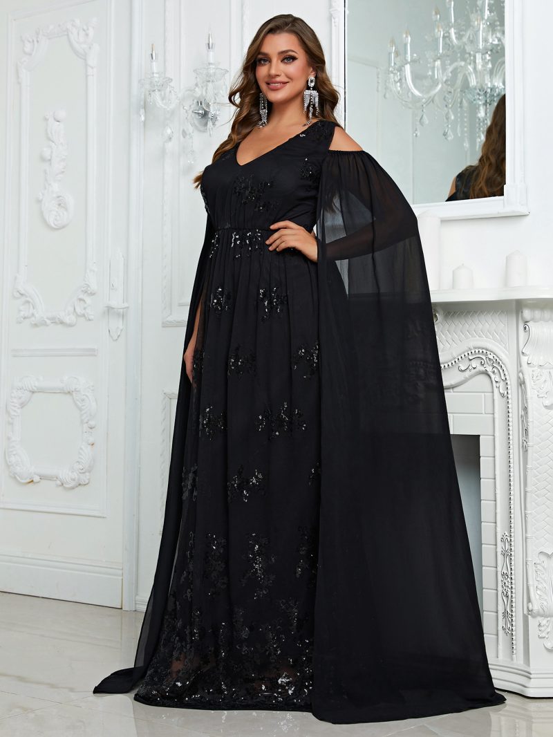 Plus Size Off-Shoulder Maxi Dress - Image 4