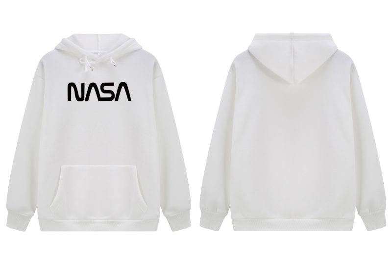 NASA Print Hooded Fleece Coat - Image 2