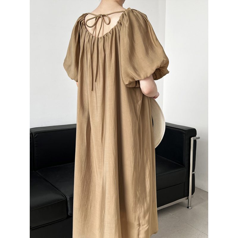 Tencel Puff Sleeve Fairy Dress - Image 2