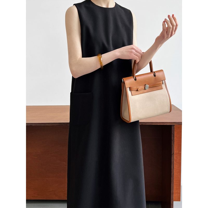 Sleeveless Office Vest Dress - Image 4