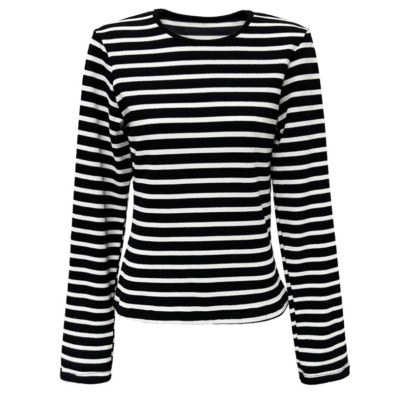 Striped Slim-Fit Long Sleeve - Image 5