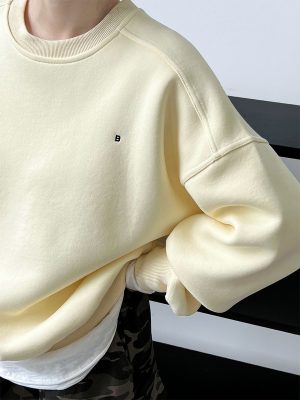 Simple Loose Pullover Sweater | BF Style Long Sleeve Top