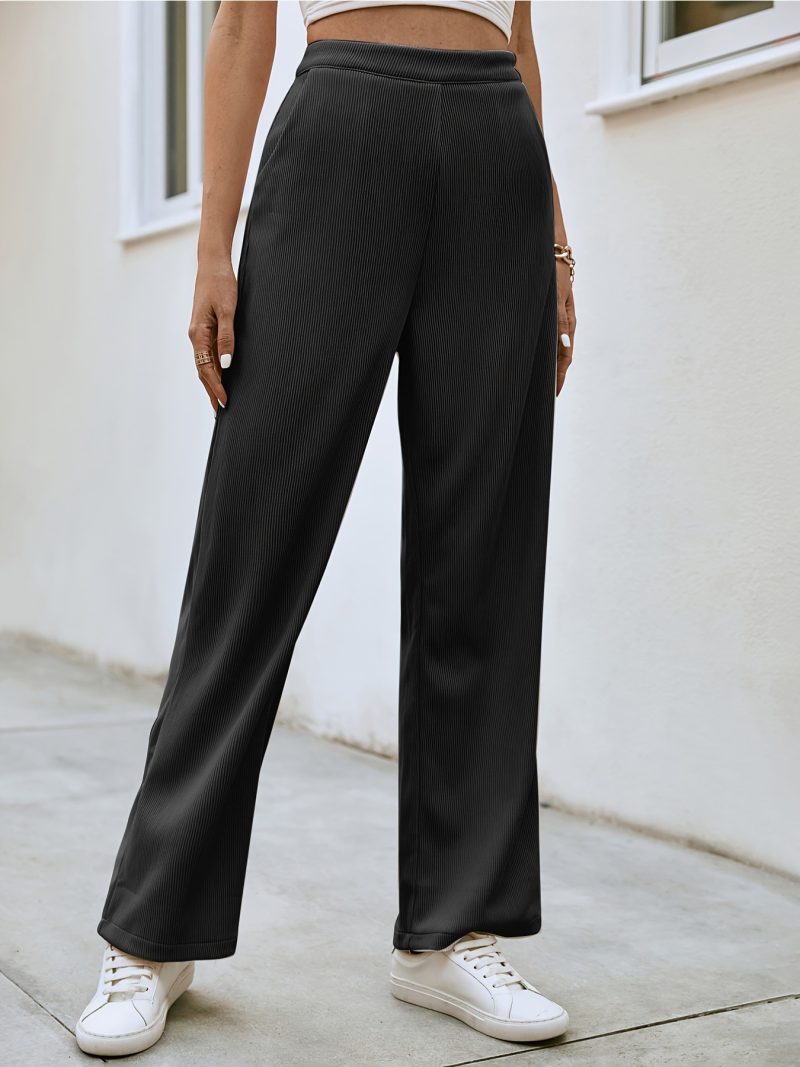Corduroy Wide Leg Pants - Spring & Autumn Trend - Image 4