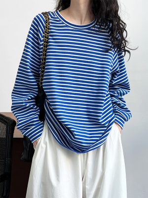 Lazy Stripe Pullover Sweater