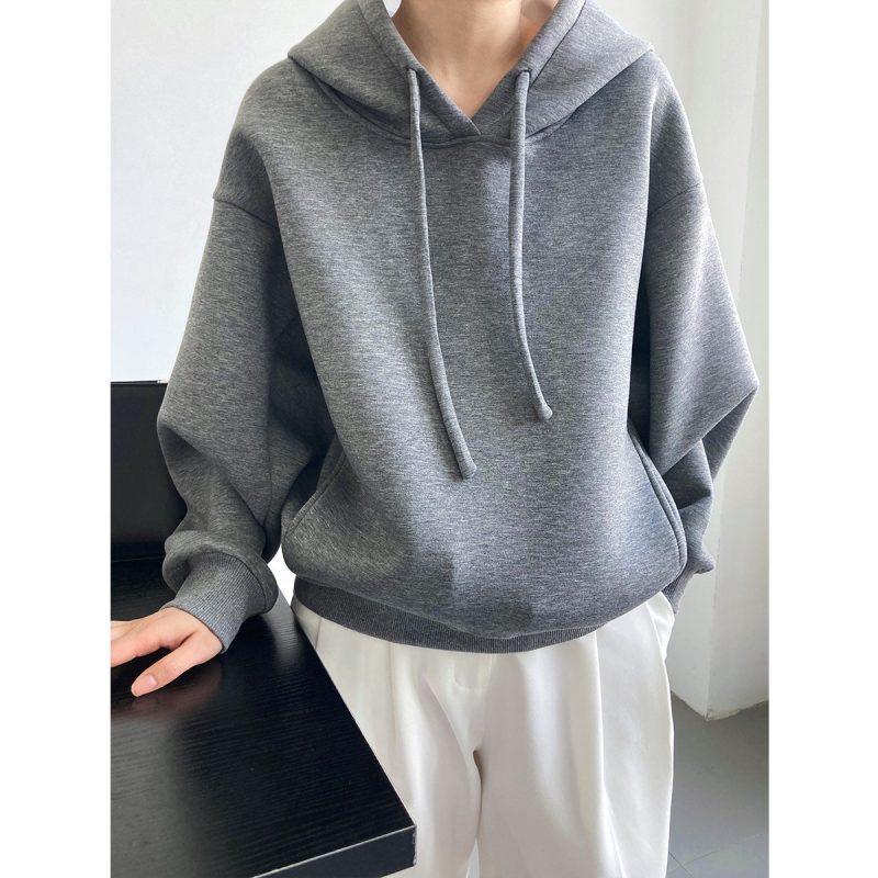 Spring Hooded Sweater | Korean Design Air Cotton Top - Image 2