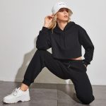 Fleece-Lined Cropped Hooded Suit - Image 3