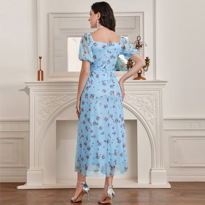 French High Waist Dress: Fashionable Elegance for Women - Image 3
