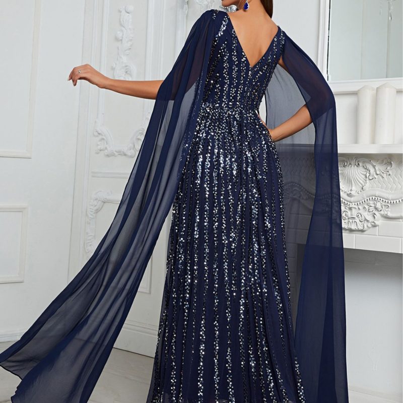 Heavy Embroidery Party Evening Dress - Image 2