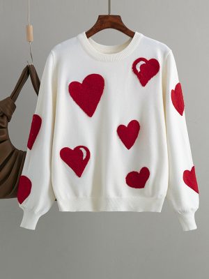 Christmas Love Flocking Pullover