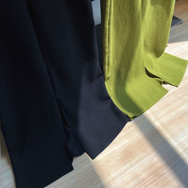 Puff Sleeve Green Maxi Dress - Image 5