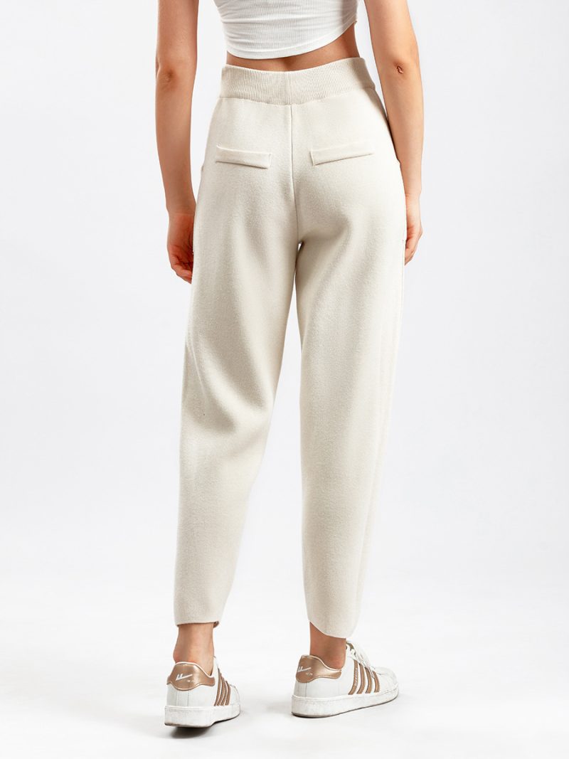 High Waist Knit Harem Pants: Winter Chic - Image 5