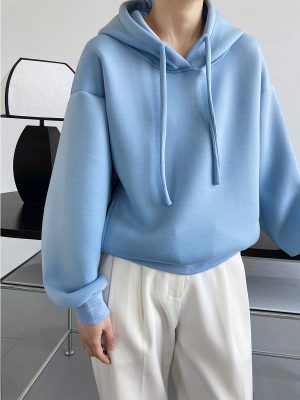 Spring Hooded Sweater | Korean Design Air Cotton Top